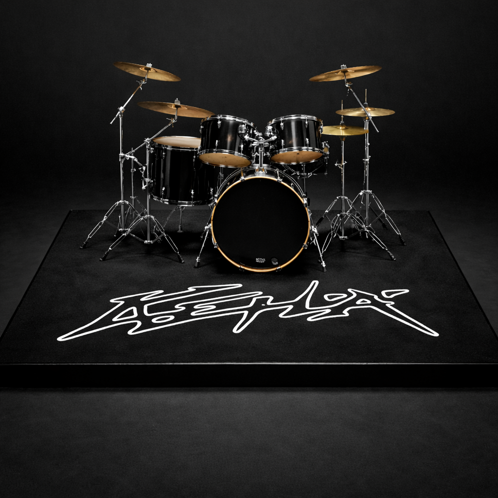 Drum mat with print